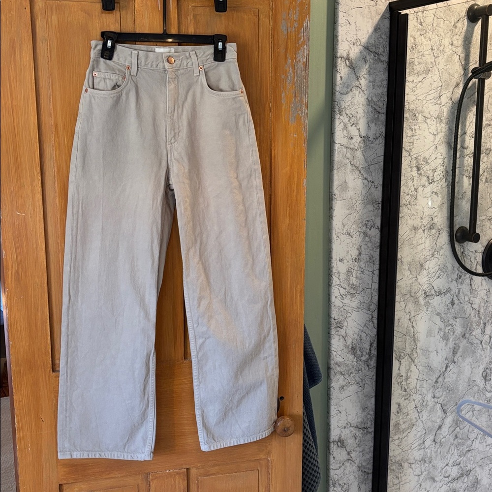 Doen Beige Denim Pants - Tatum Jean